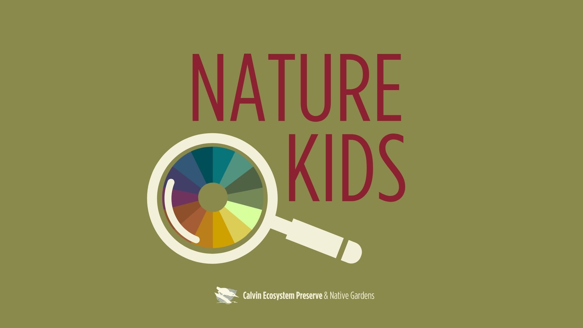 event header with title with color wheel in magnifying glass 