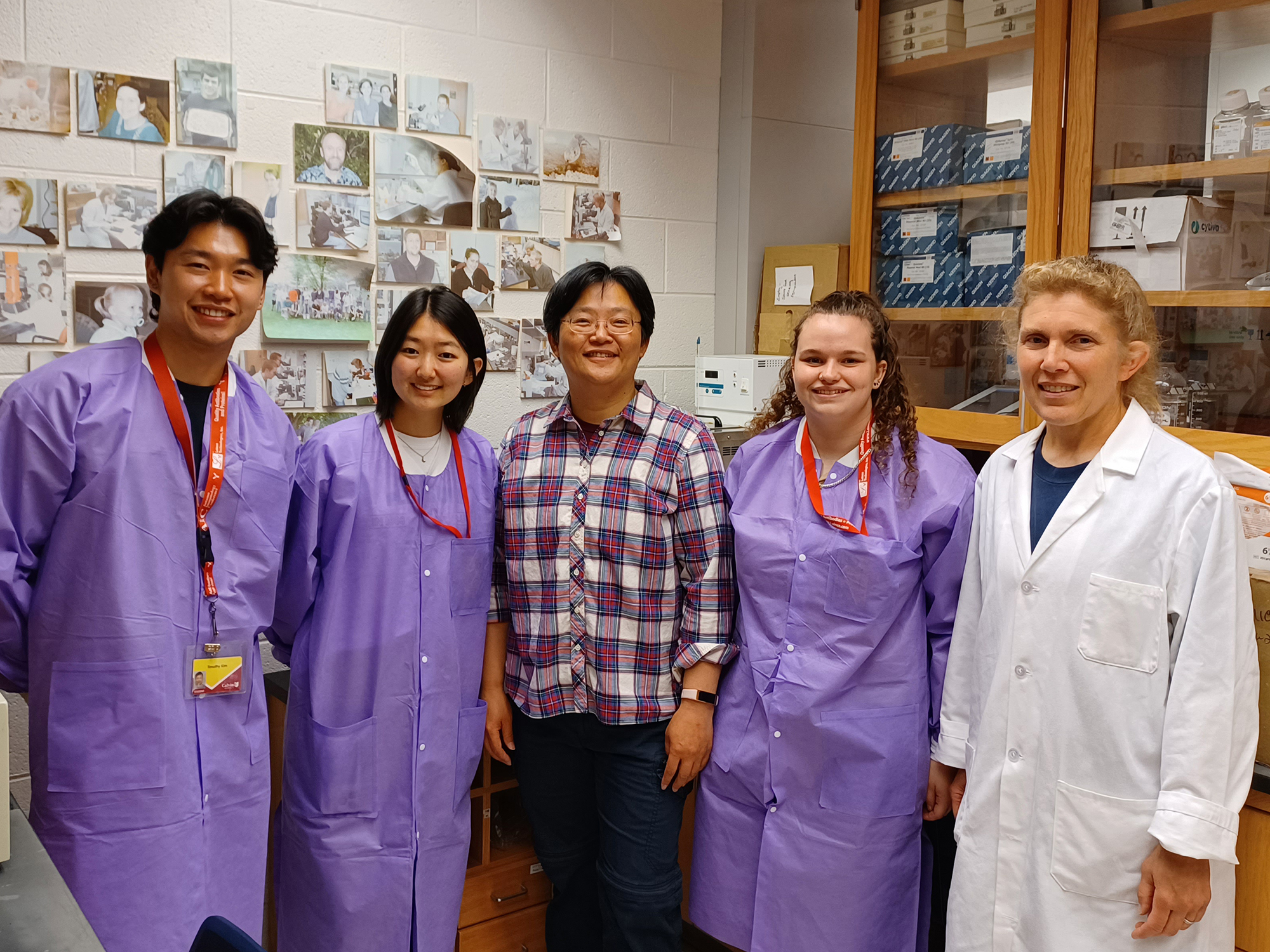 Professor Anding Shen and her 2024 summer research group