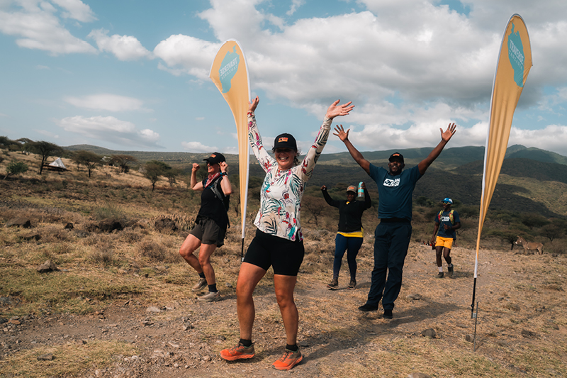 Ari deJonge runs a 150 mile trek across northern Tanzania.