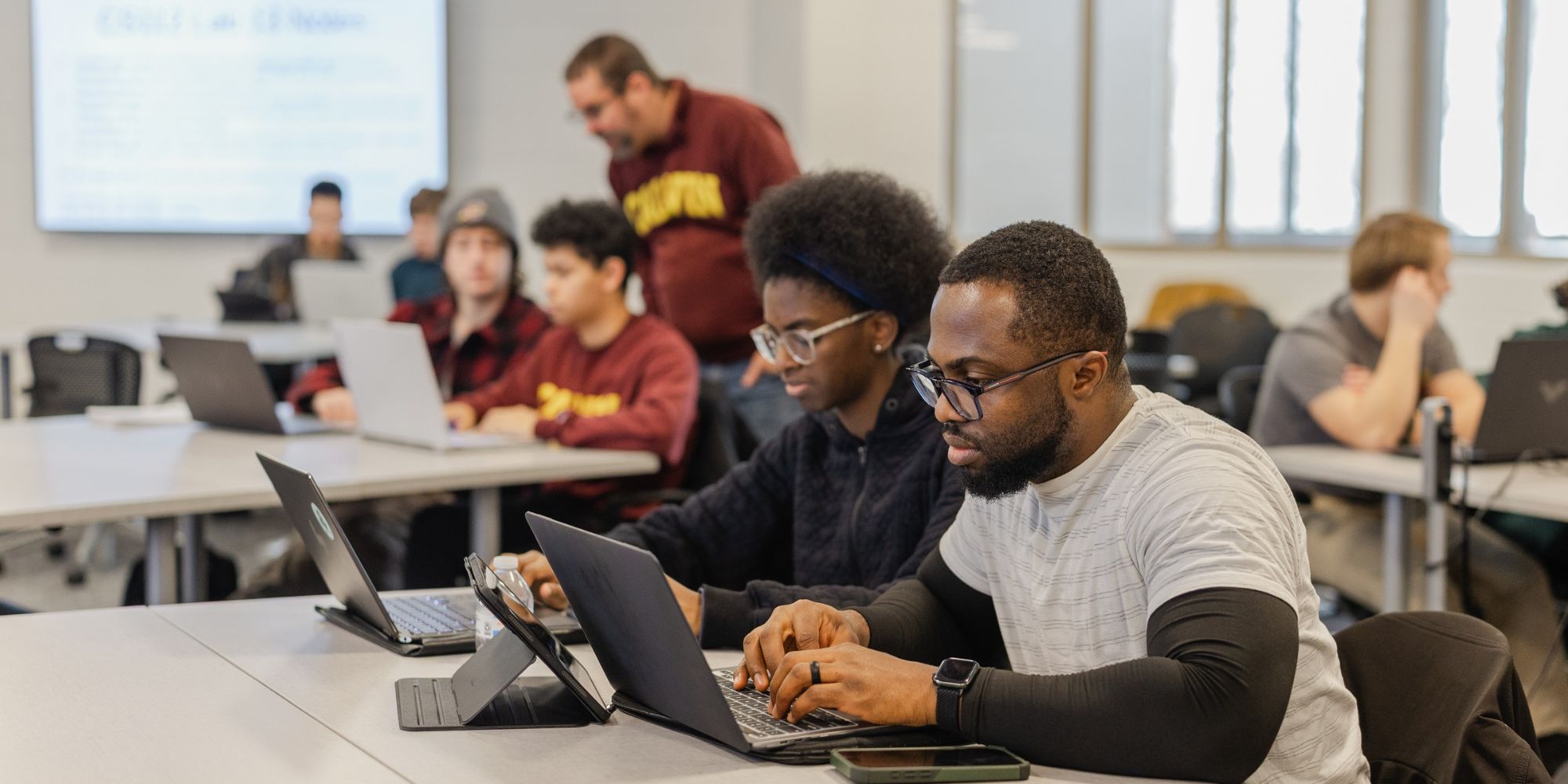 Computer Science classroom at Calvin University