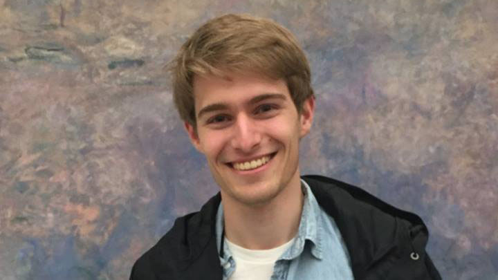 Aaron Abma, a senior at Calvin College, is one of just ten students in 2017 to receive a Lilly Graduate Fellowship.