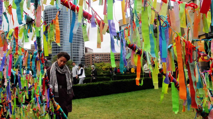 For three weeks each fall, downtown Grand Rapids hosts ArtPrize, an international art competition.