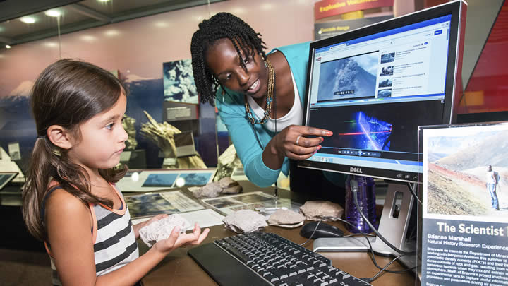 Brianna Marshall interned this summer at the Smithsonian museums in Washington, D.C. Photo courtesy: Jim DiLoreto