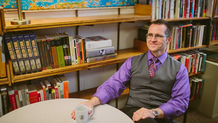 Calvin history professor Bruce Berglund started the "New Books in Sports" podcast in 2011.