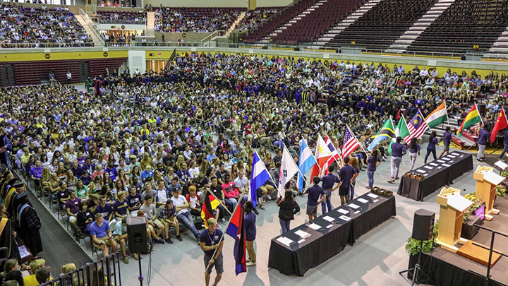 The incoming class officially kicked off the academic year on August 30, 2017, with a formal Convocation ceremony.