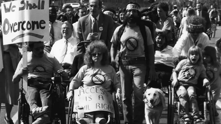 March on Washington 1990 will be on display at (106) Gallery and Studio as part of "Access is a Civil Right: The Photography of Tom Olin."