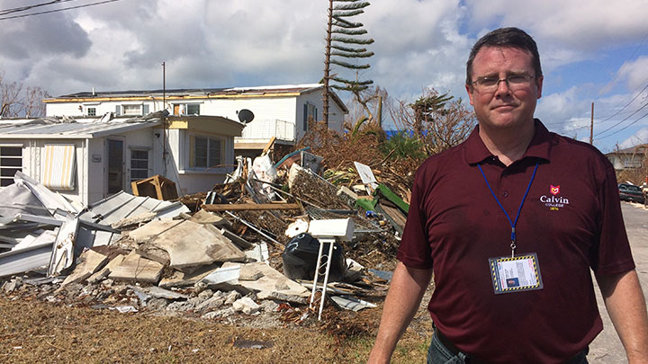 Engineering professor Frederick Haan went to the Florida Keys in fall 2017 to assess and record the damages of Hurricane Irma and develop solutions for the future.