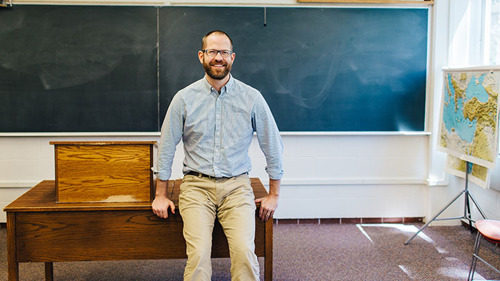 Matthew Lundberg began teaching at Calvin College in 2004.