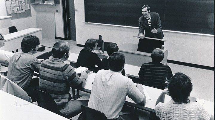 Stephen Monsma taught at Calvin College from 1967–1974.