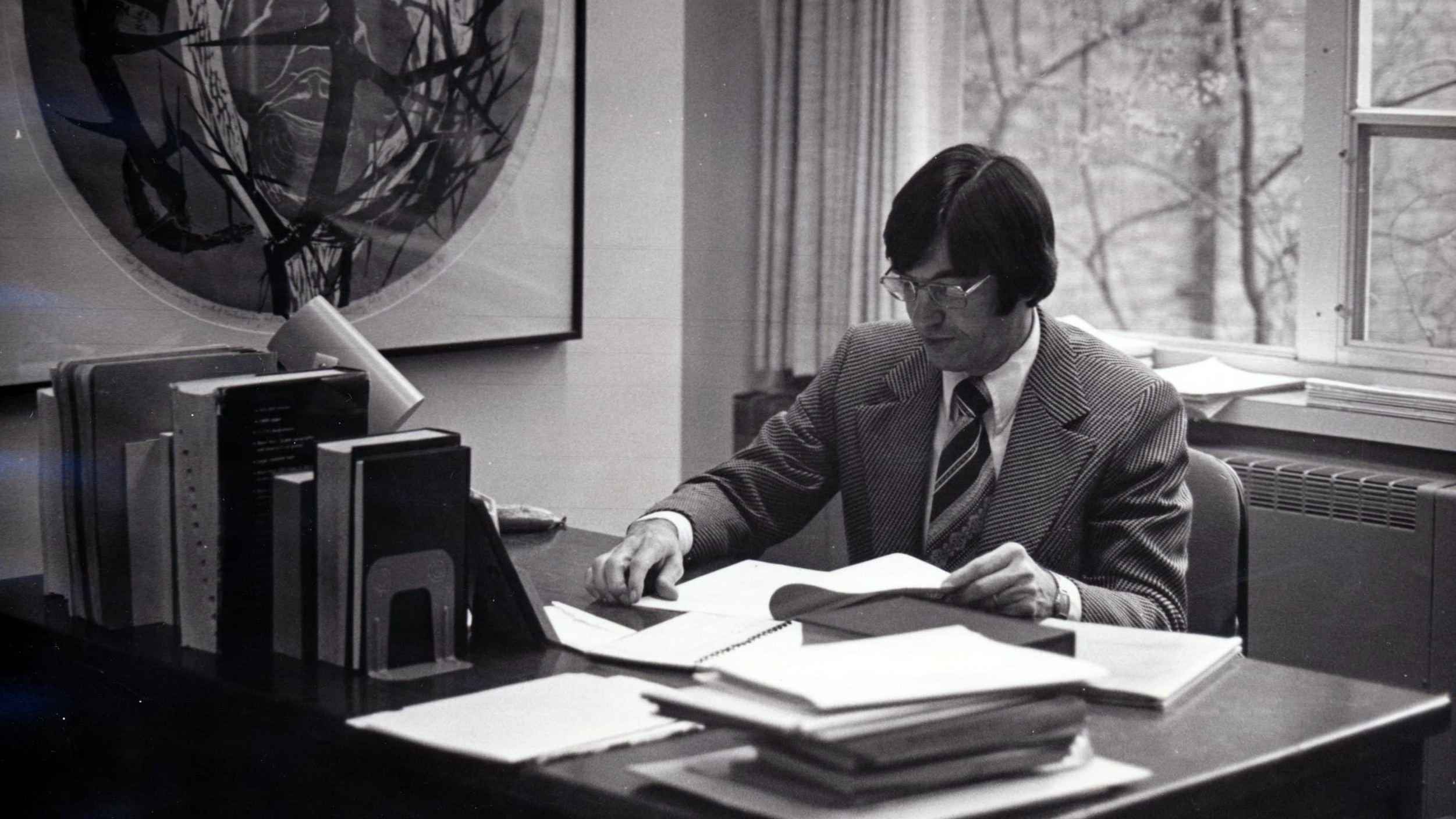 Leonard Sweetman taught at Calvin College from 1964-1989.