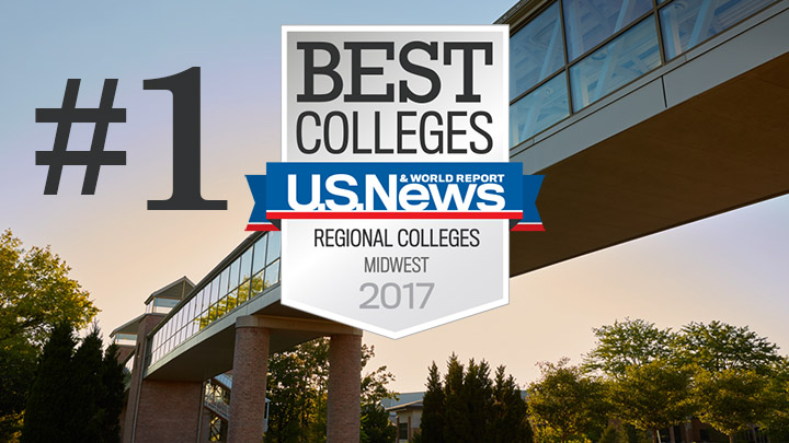 In addition to the #1 overall ranking on the Midwest Regional Colleges list, the college is also ranked #1 in undergraduate teaching.