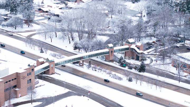 Winter Calvin University Campus