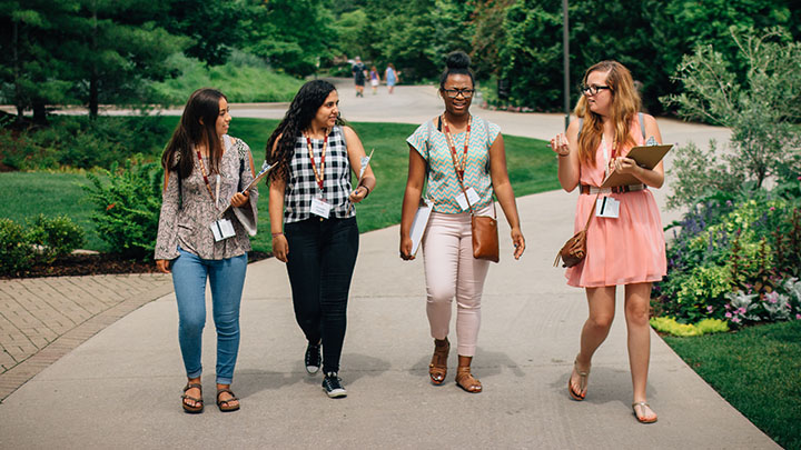 On the final day of YWBI, participants formed teams and headed to Frederik Meijer Gardens to create and present a problem-solving proposal.