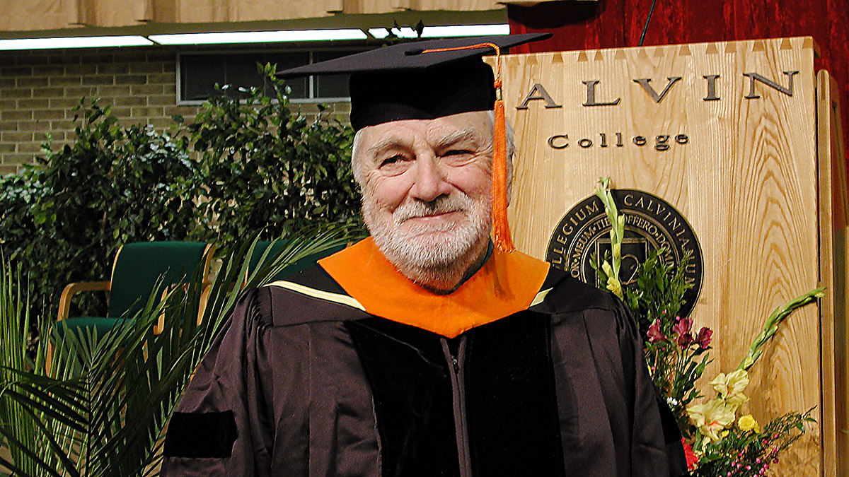 Jack Kuipers was named a Distinguished Alumnus of Calvin in 2002.