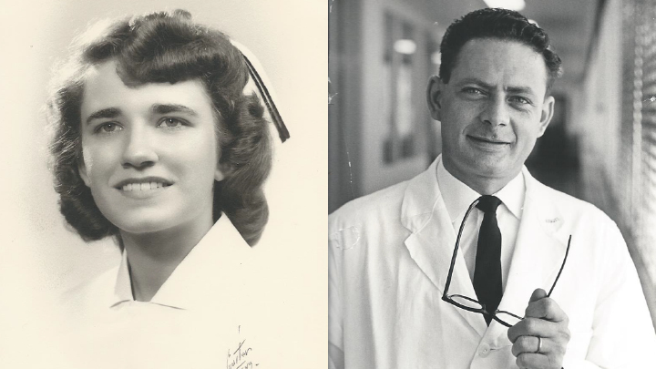 Lorraine Goris Klamer and Dr. Bernard "Bernie" Klamer graduated from Calvin College in 1950.