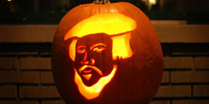 Carve your own John Calvin pumpkin