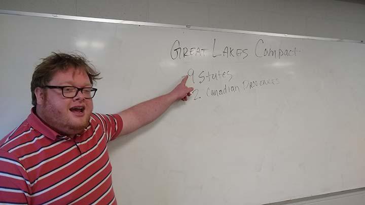 Political science professor Michael Dirksen
