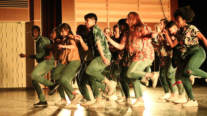 Students performing in Dance Guild