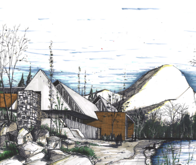 Morrison Ismond, Architectural Sketch, Arts 365 - GD4  