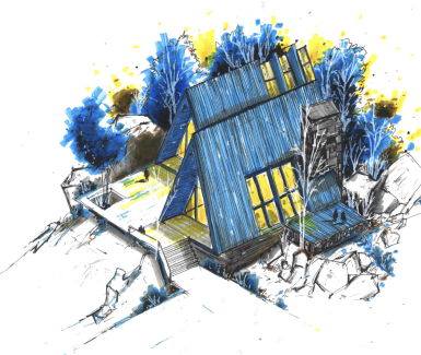 Morrison Ismond, Architectural Sketch, Arts 365 - GD4  