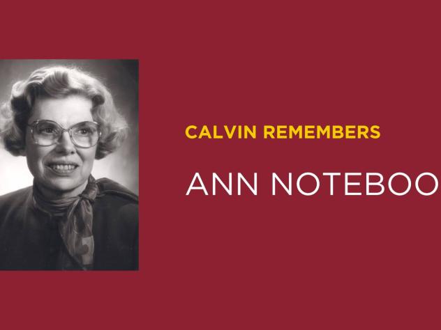 Ann Noteboom, Calvin University emerita