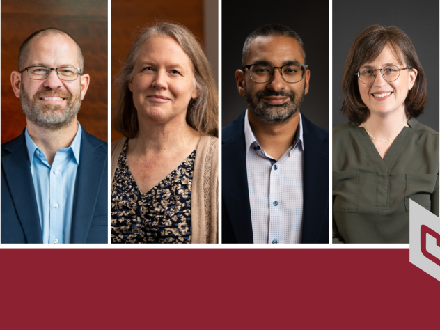 Six Faculty headshots conveying different disciplines and scholarship over the past year