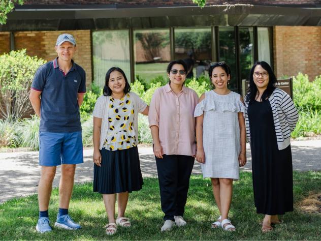 Five educators from Indonesia on Calvin's campus