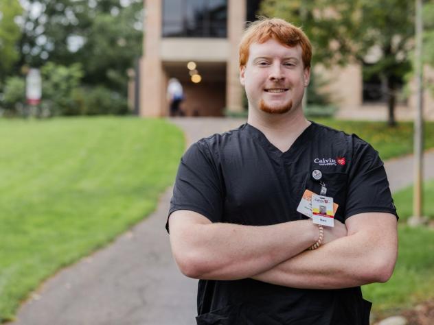 Ben Ernstes, nursing major at Calvin University