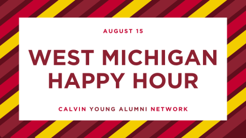 West Michigan Young Alumni happy hour on August 15