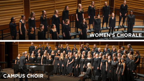 Women's Chorale and Campus Choir at CMF 2024