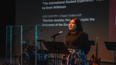 An image of the CISD staff addressing students