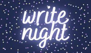 write night in bright lights