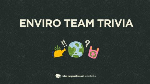 graphic with title and environmental trivia icons