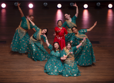 Rangeela performers posing