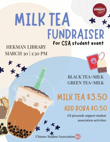 Milk Tea Fundraiser