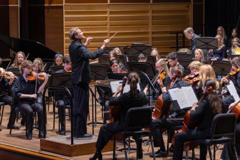 Calvin University Orchestra at the 2025 Calvin Music Festival