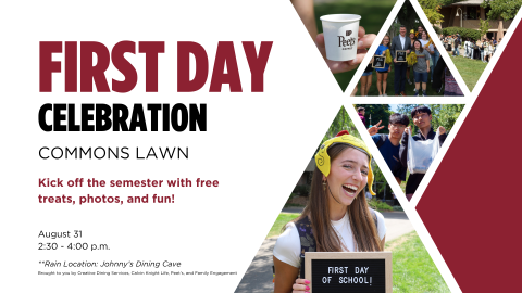 First Day of Classes Celebration graphic