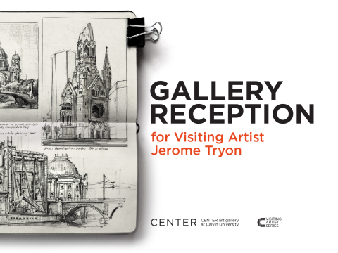 Gallery Reception for Visiting Artist Jerome Tryon