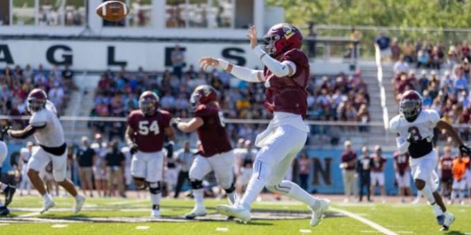 The Calvin University football team played their first Maroon and Gold scrimmage on September 30, 2023.