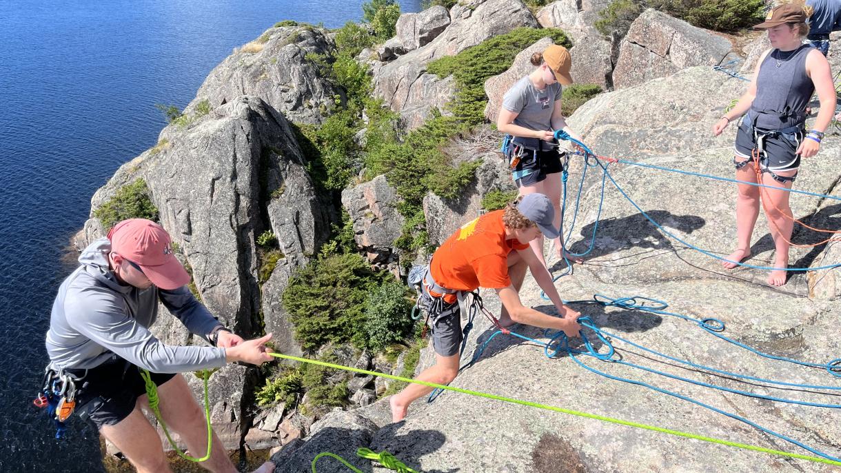 North Channel Leadership Rock Climbing