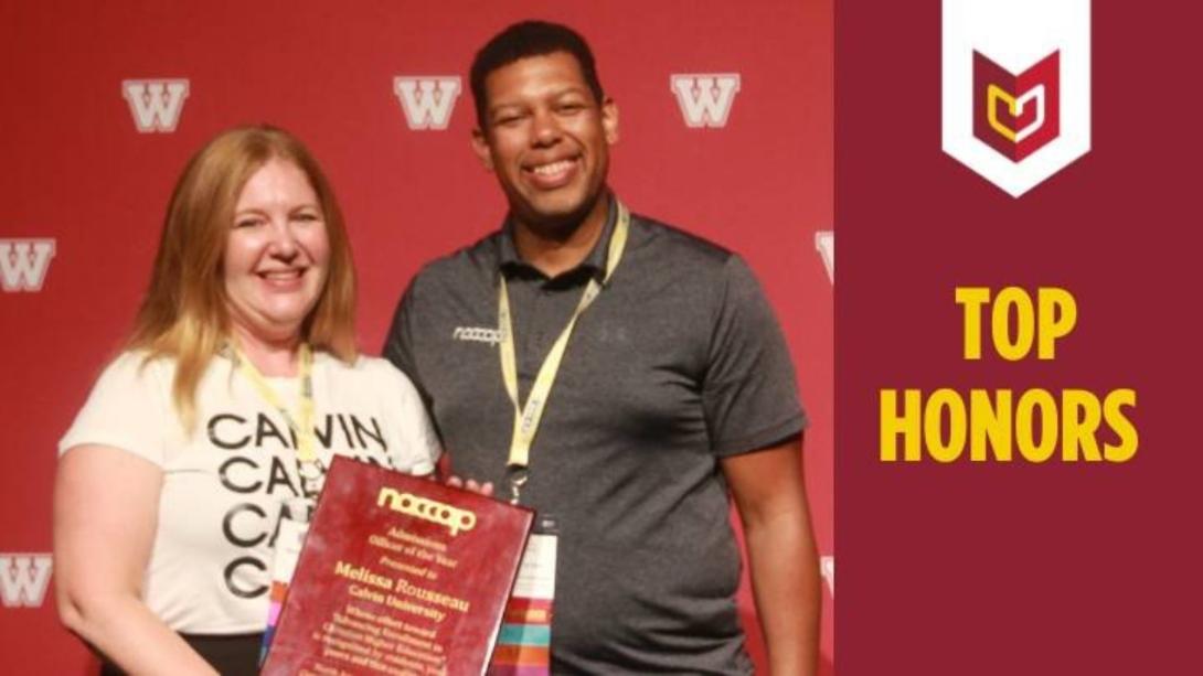 Calvin’s Melissa Rousseau Named NACCAP’s Admissions Officer of the Year ...