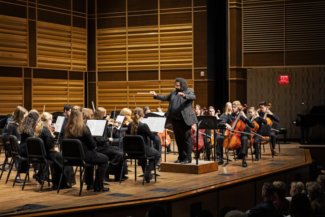 Orchestra performing at Calvin Music Festival 2023