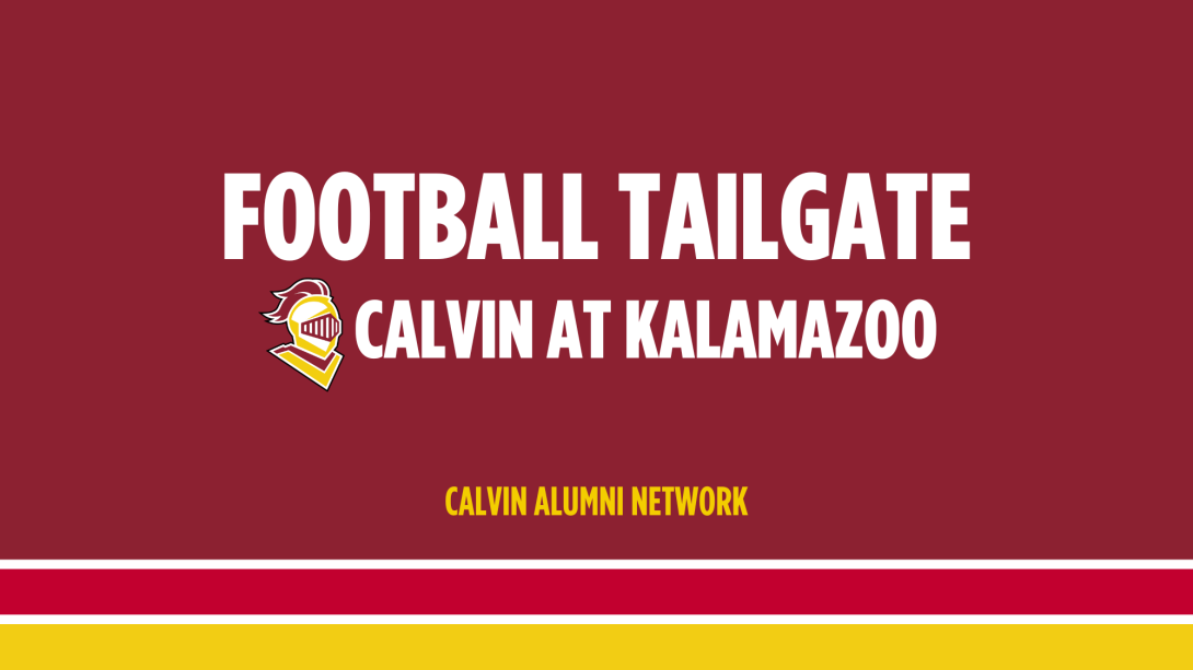 Calvin football tailgate at Kalamazoo College on Saturday, Sept. 28