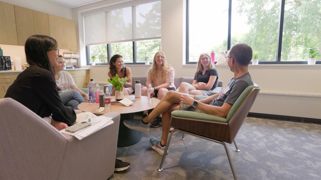 Campus Ministries new office space within the Commons Union.