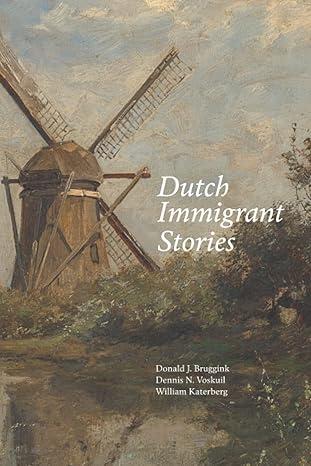Image of a windmill behind a small pond with the title Dutch Immigrant Stories