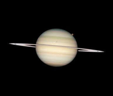 Image of Saturn from the Hubble Telescope