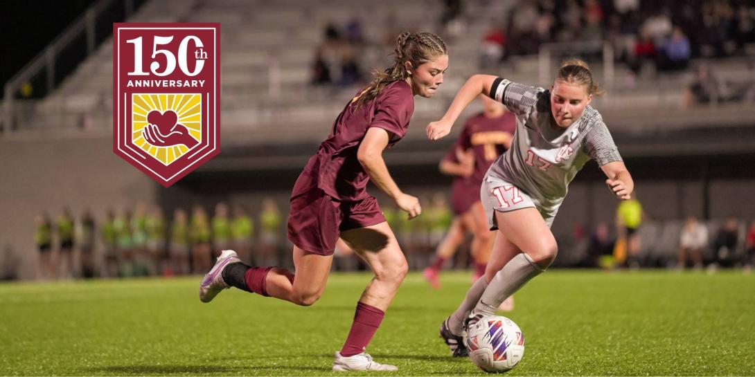 Women's soccer game at Calvin University