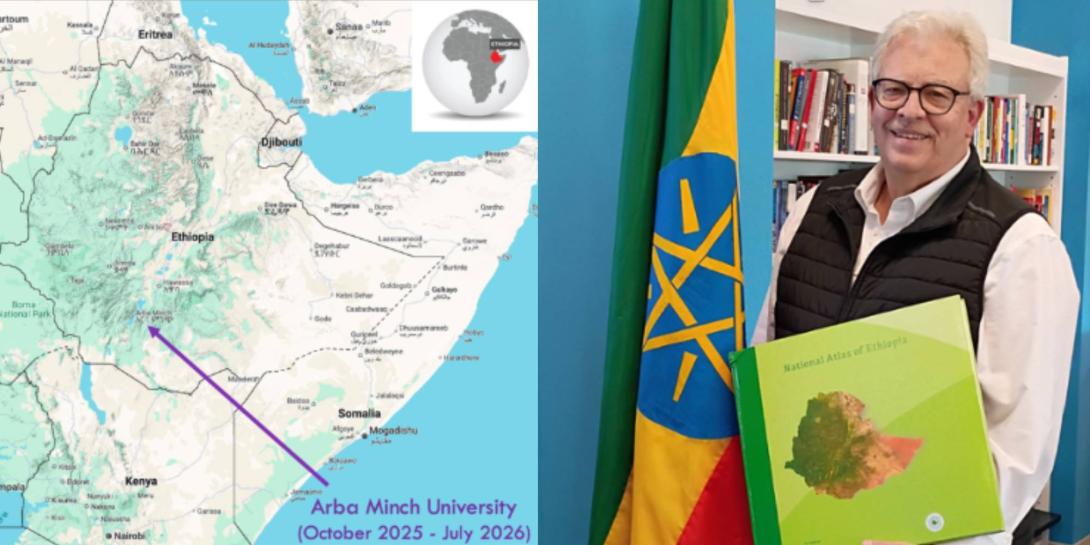 Map of Ethiopia (left), Johnathan Bascom (right)