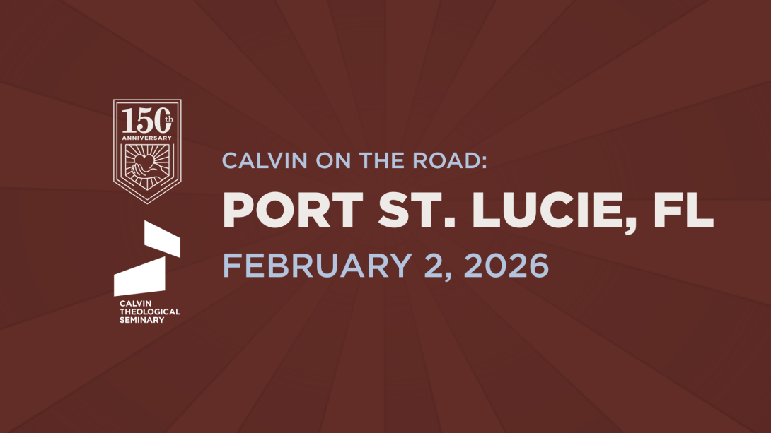 White text on maroon background, inviting Port St. Lucie alumni to a 150th event