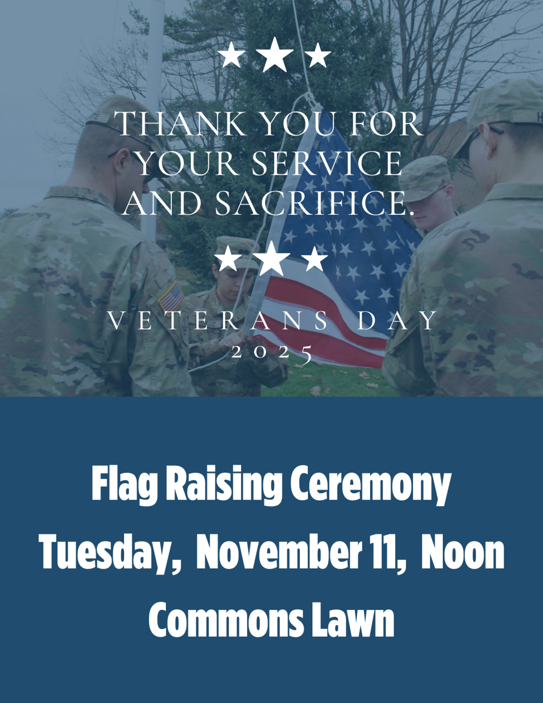 Veterans Day 2025 Flag Raising